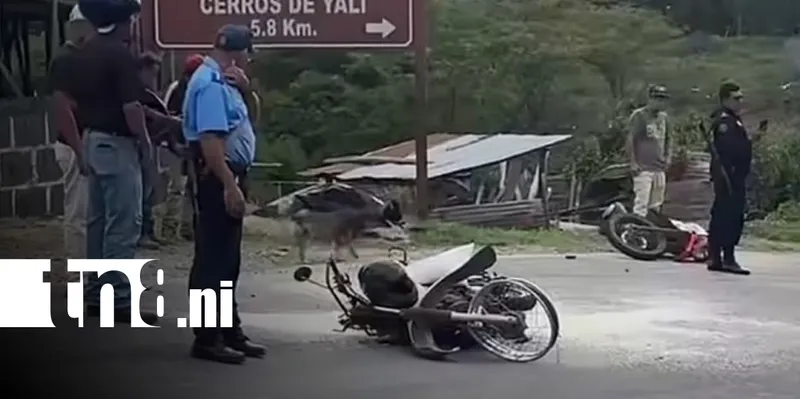 Jinotega: cinco lesionados tras dos accidentes de tránsito por invasión de carril