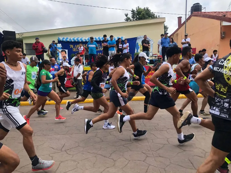 Niquinohomo honra el natalicio del Comandante William Ramírez con una carrera de atletismo