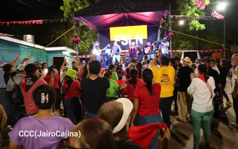 Pueblo sandinista celebra con alegres vigilias la víspera del 47/19