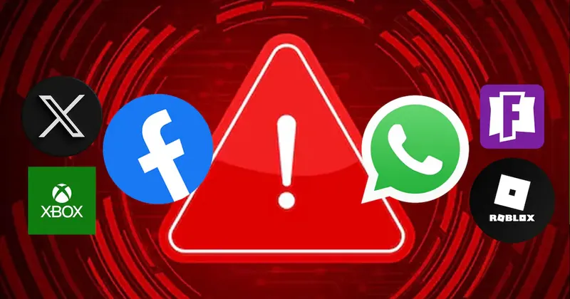 Reportan problemas y caídas en Facebook, X, WhatsApp, TikTok, ROBLOX, XBOX, Fortnite y más servicios, pero esta sería la causa