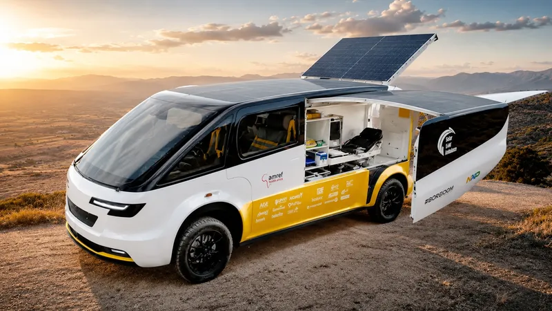 En Kenia, esta ambulancia eléctrica puede recorrer hasta 715 km gracias al sol y recargarse donde no existe red eléctrica