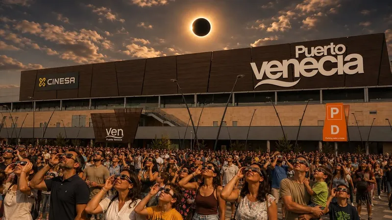 El centro comercial más grande de Zaragoza regala gafas para ver el eclipse solar comprando en sus más de 160 tiendas