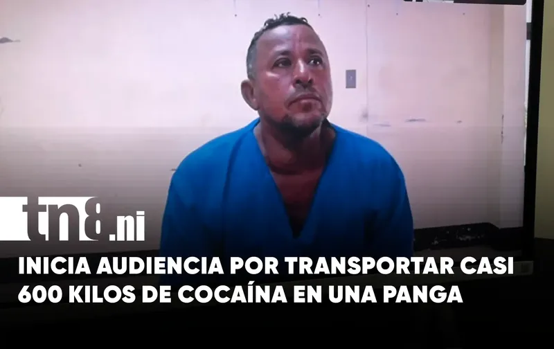 Acusado de transportar casi 600 kilos de cocaína en una panga enfrenta audiencia