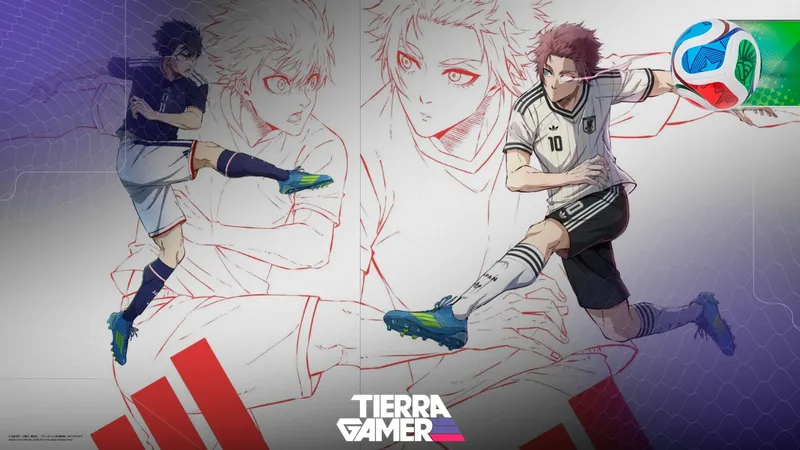 Blue Lock tendrá jerseys de Adidas para el Mundial 2026 con Isagi y Bachira