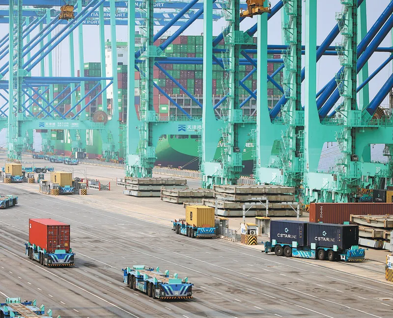 Las soluciones ecológicas del puerto de Tianjin se globalizan