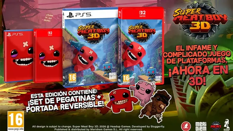 Super Meat Boy 3D ya disponible