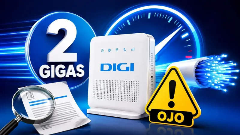 No contrates la nueva conexión de 2 gigas de Digi sin saber esto