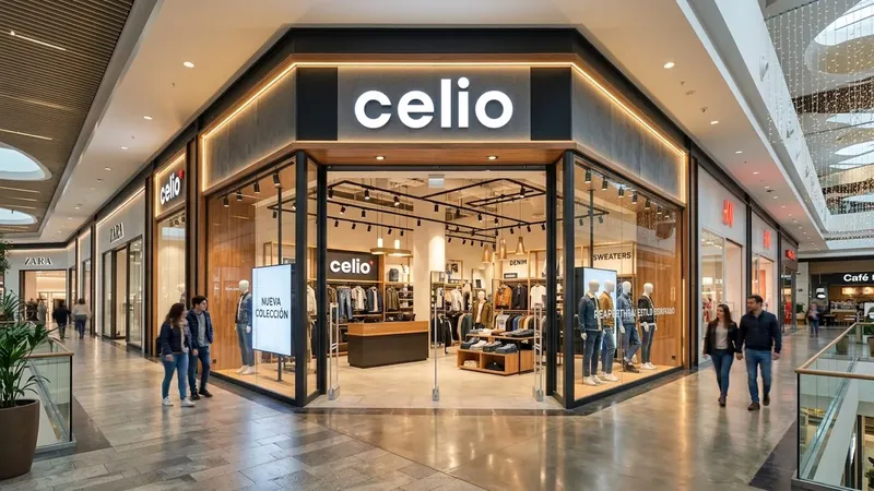 Celio renueva su tienda en Parc Central para competir con el concepto visual de Zara