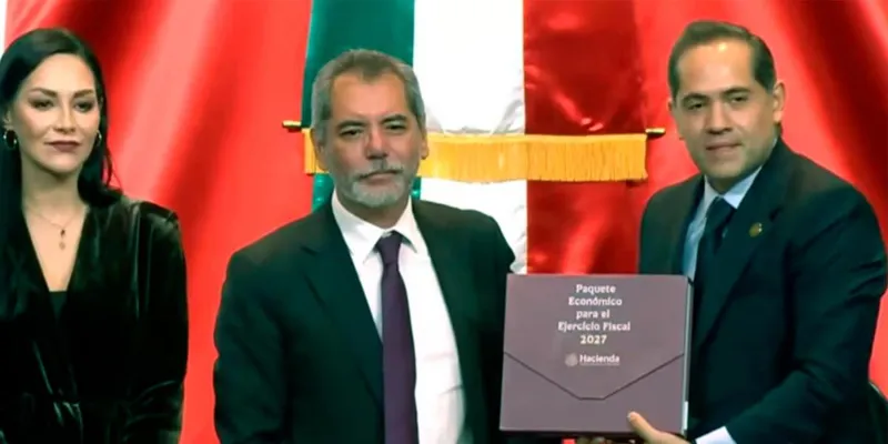 SHCP entrega el Paquete Económico 2027 al Congreso de la Unión