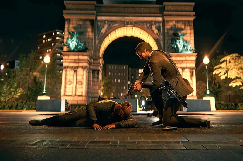 Este juego tiene todo lo que el fan de John Wick quiere. Conducción, gun-fu con ejecuciones locas y, por qué no, gestionar un videoclub