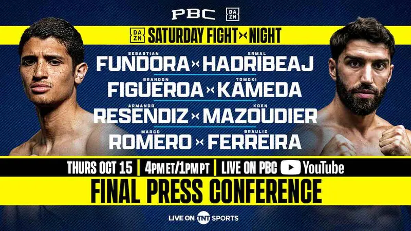 Sebastian Fundora vs. Ermal Hadribeaj este sábado
