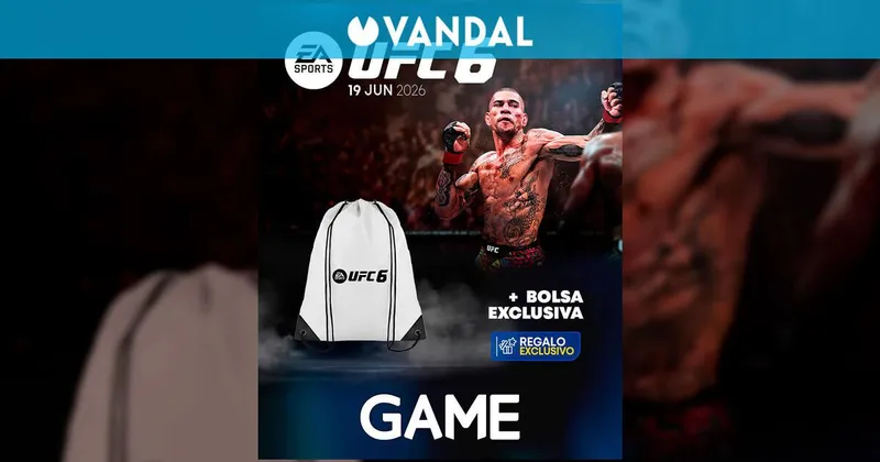 Reserva EA Sports UFC 6 en GAME y llévate una bolsa de cuerdas exclusiva de unidades limitadas