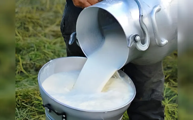 Producción de leche en fincas durante julio 2026