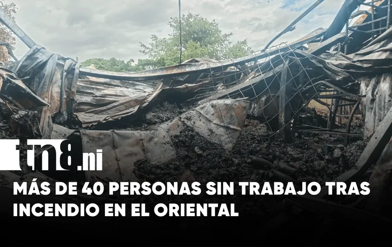 ‎Más de 40 personas quedan sin trabajo tras incendio que arrasó bodegas en El...