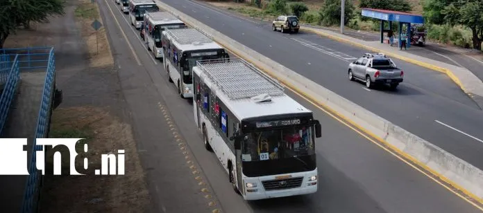 Managua recibe nueva caravana de buses Yutong para fortalecer el transporte colectivo