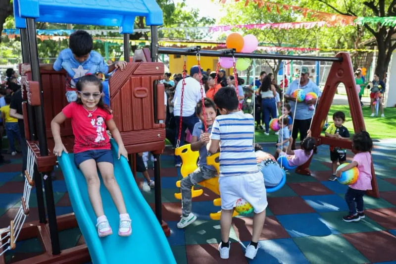 Renuevan el parque de la Colonia Managua para el disfrute de las familias