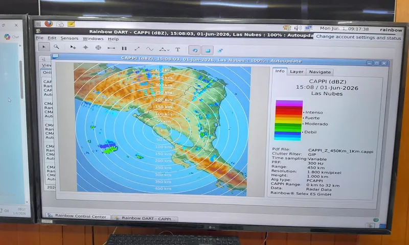 Ondas tropicales provocarán lluvias dispersas en Nicaragua esta semana