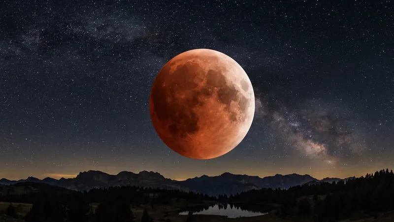 Eclipse parcial: el fenómeno astronómico que España podrá ver este 28 de agosto y que teñirá la Luna de rojo