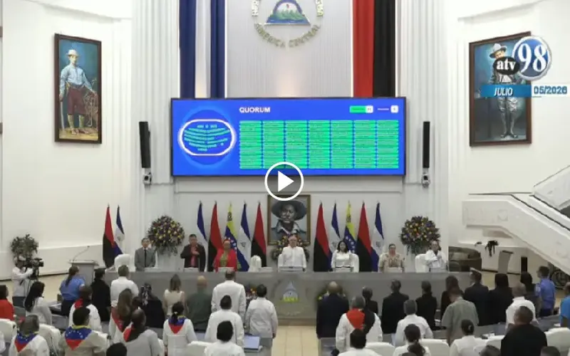 EN VIVO: Asamblea Nacional de Nicaragua conmemora Independencia de Venezuela