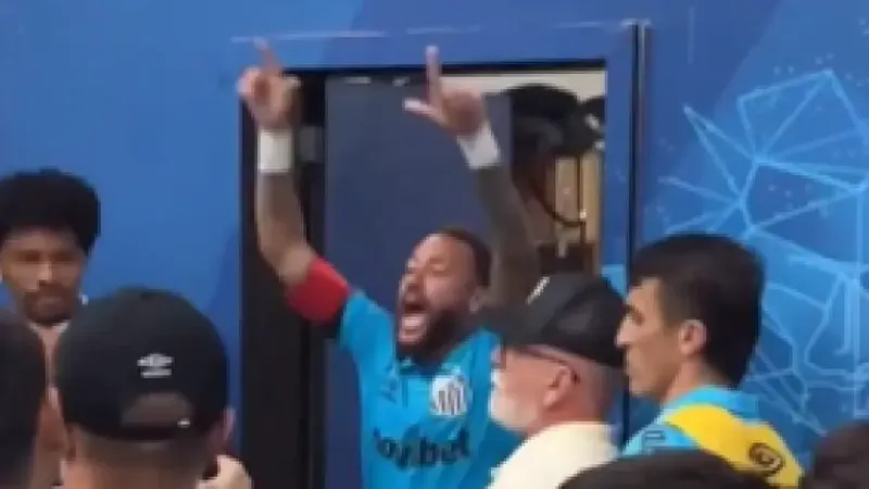 Neymar, totalmente fuera de sí: gritos, provocaciones y mofas a todos