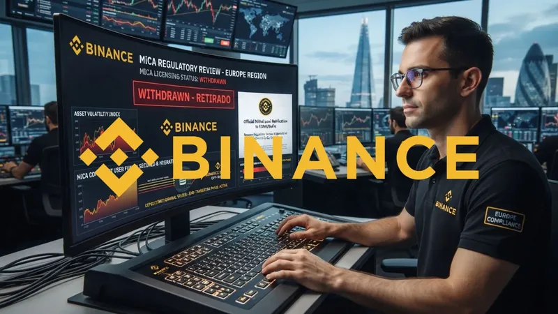 Es oficial: Binance retira su solicitud de Licencia MiCA en Europa, ¿qué pasará con tu dinero?