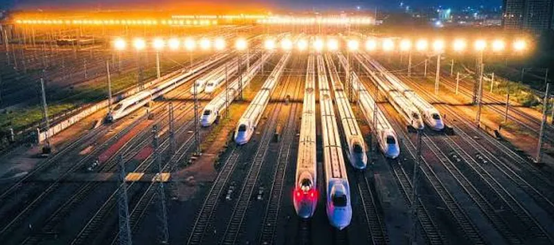 China prueba nueva línea ferroviaria de alta velocidad
