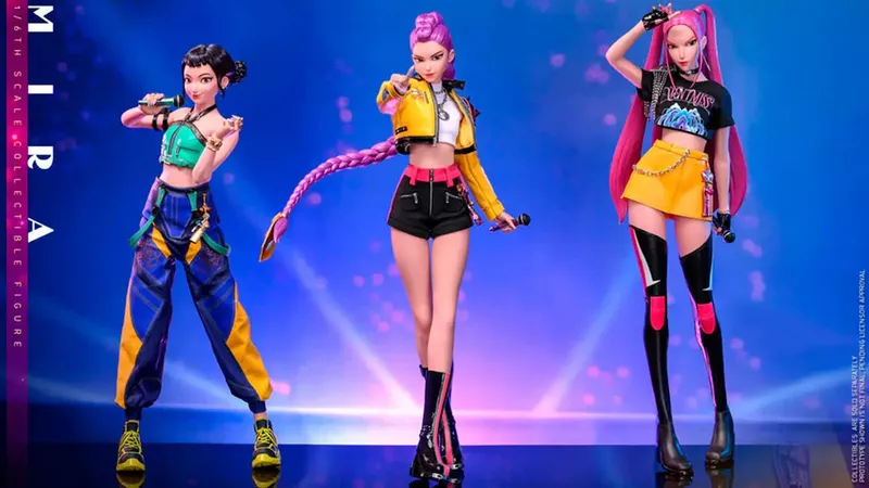 Conoce las nuevas figuras coleccionables de las KPop Demon Hunters