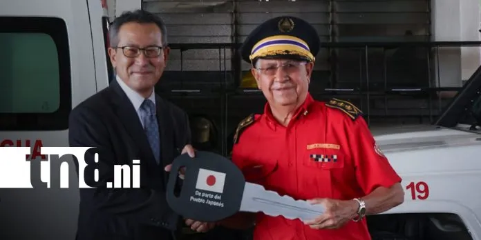 Japón dona moderna ambulancia al Benemérito Cuerpo de Bomberos de Nicaragua