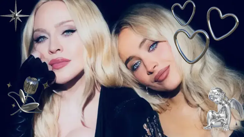 Madonna y Sabrina Carpenter unen generaciones del pop en el explosivo video de “Bring Your Love”