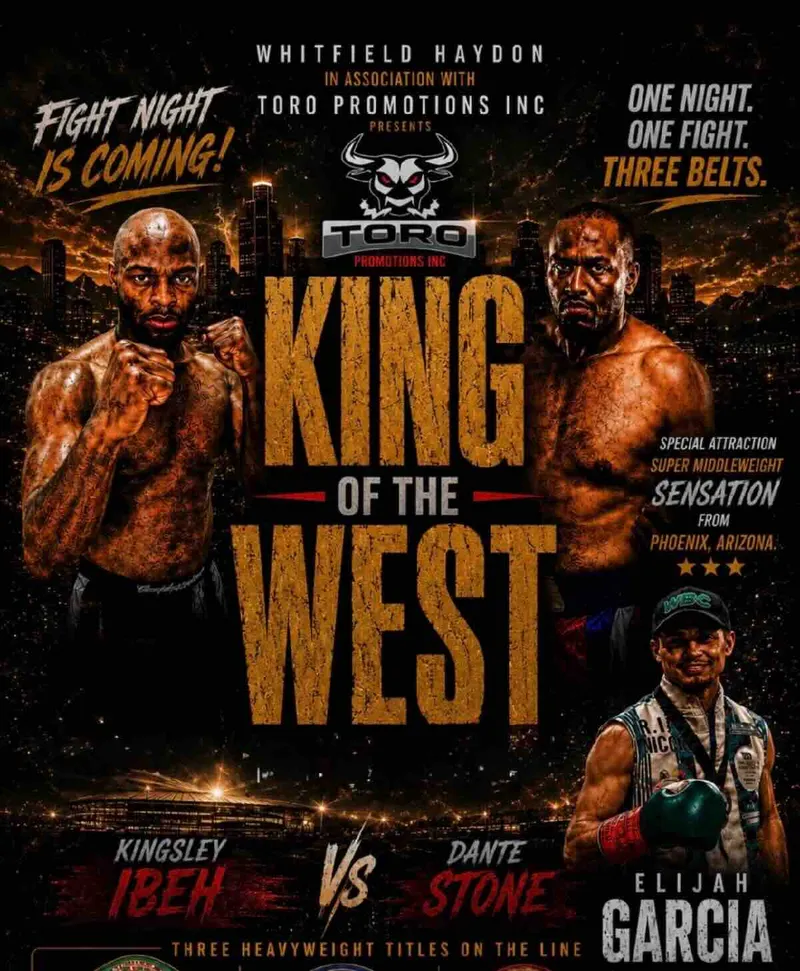 Elijah Garcia regresa el 20 de junio el cartelera de Kingsley Ibeh vs. Dante Stone