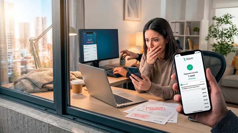 El «timo del céntimo» que ya es viral en redes: aceptas un Bizum y empiezan a vaciarte la cuenta bancaria
