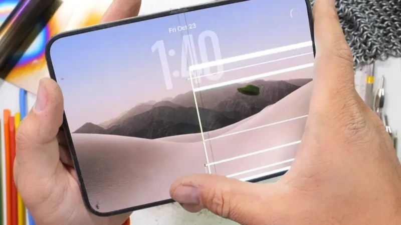 El primer iPhone plegable de Apple ya presenta fallas: algunas pantallas se rompen apenas se abren