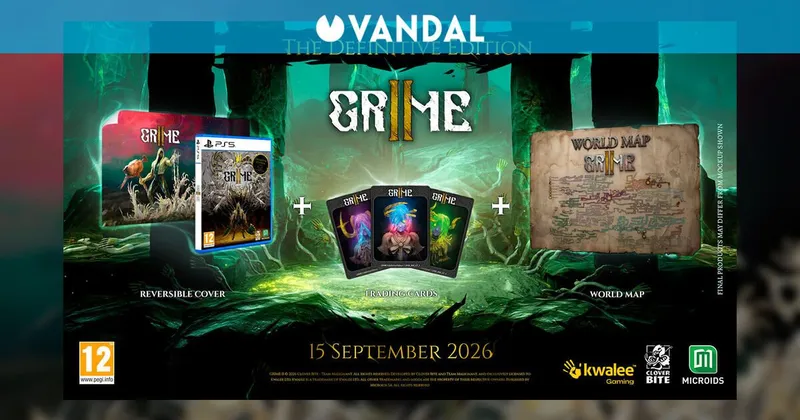 El genial metroidvania GRIME 2 tendrá edición física en PS5 y Xbox Series con extras para coleccionistas