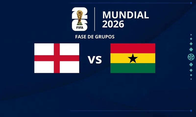 Inglaterra vs Ghana: horario y dónde ver el Mundial 2026 EN VIVO