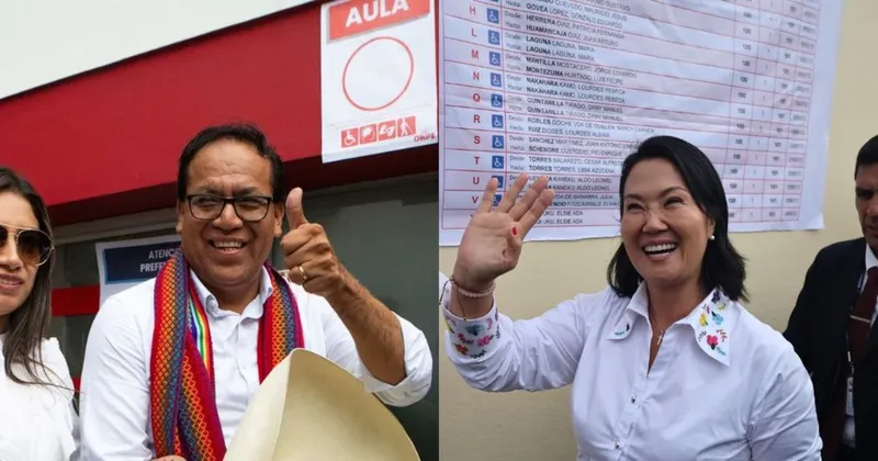 Perú en vilo: los sondeos a pie de urna no muestran un claro ganador presidencial