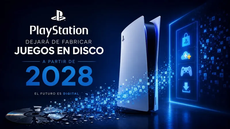 No habrá más juegos de PlayStation en formato físico a partir de 2028: Sony se carga el mercado
