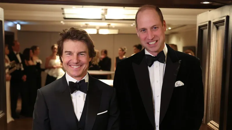 El halago de solo dos palabras que Tom Cruise dijo al príncipe William