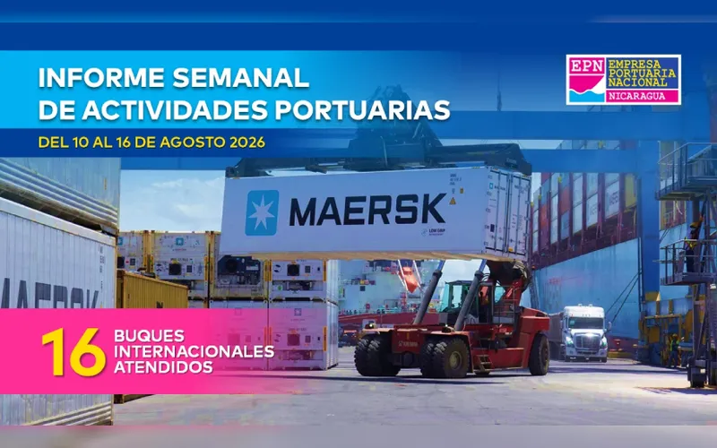 Puertos de Nicaragua reciben más de 195.000 toneladas de carga en una semana