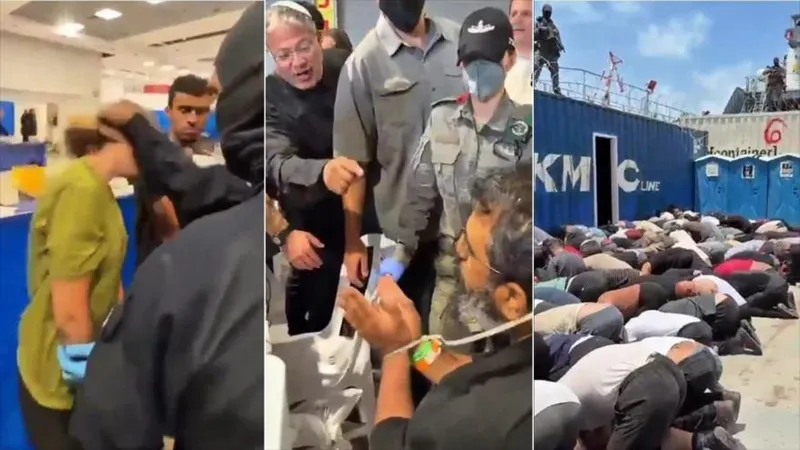Mundo occidental denuncia maltrato de Israel a la Flotilla Global Sumud