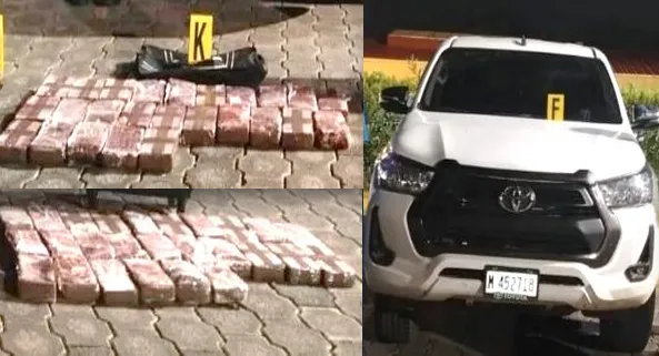 Detienen a dos jóvenes con 57 kilos de cocaína tras enfrentarse a tiros con la policía