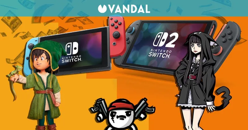 Las mejores ofertas de Nintendo Switch y Switch 2 en la eShop de esta semana (09/07/2026)