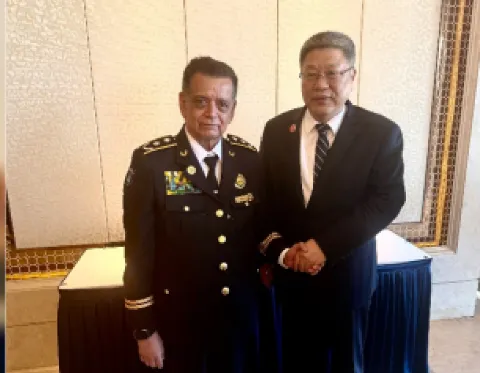 China destaca a Nicaragua como el país más seguro de la región y ofrece apoyo a la Policía Nacional