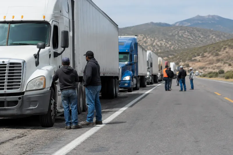 México acuerda retirar bloqueos de transportistas y abrir mesas de diálogo