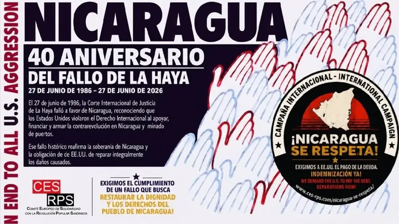Nicaragua contra Estados Unidos: 40 años de una sentencia histórica que sigue esperando justicia