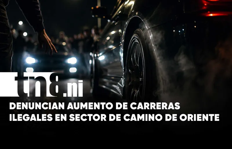 Carreras clandestinas: una amenaza constante para la seguridad vial en Managua