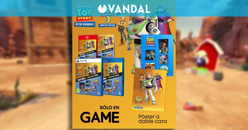 GAME regala un póster exclusivo con la reserva del nuevo recopilatorio de Toy Story para consolas