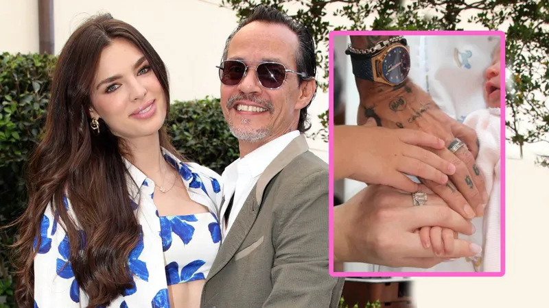 Marc Anthony se convierte en padre por OCTAVA VEZ; presume a su hija y el significado de su nombre