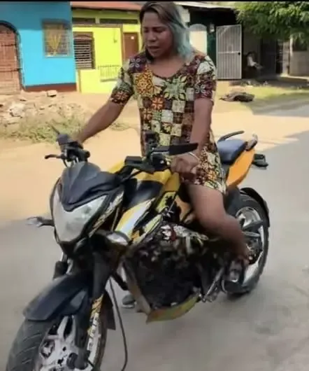 Tamales roban motocicleta a “La Masiel” reconocido tiktoker de Chinandega