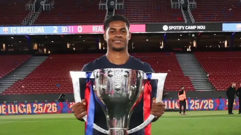 Marcus Rashford se despide del FC Barcelona
