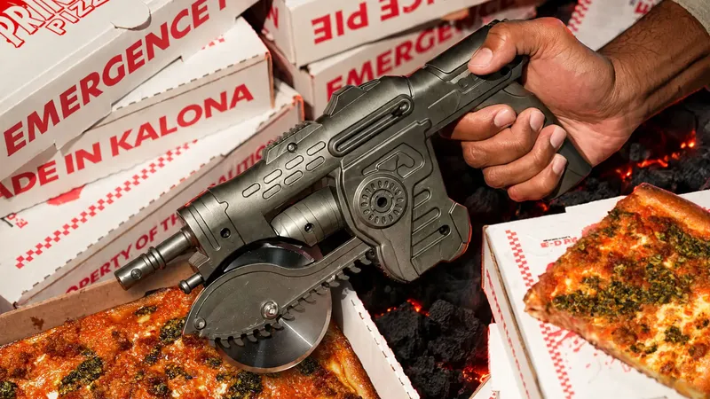 Gears of War E-Day y su lancer convertido en cortador de pizzas es uno de los objetos de merchandising más molones que hemos visto en mucho tiempo, pero ya está agotado